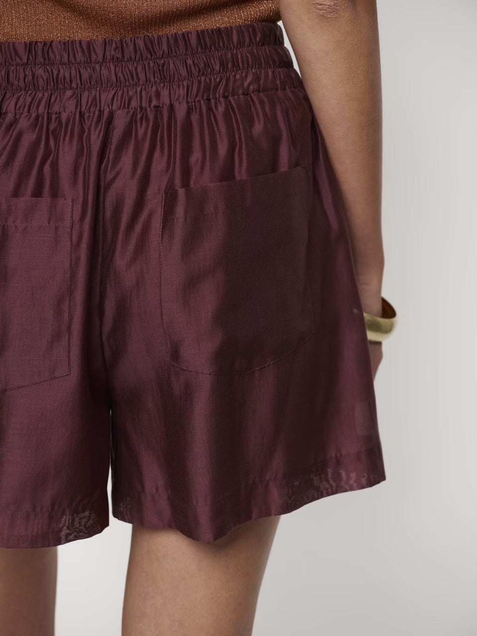 Quentyn relaxed fit shorts | Cacao Berry