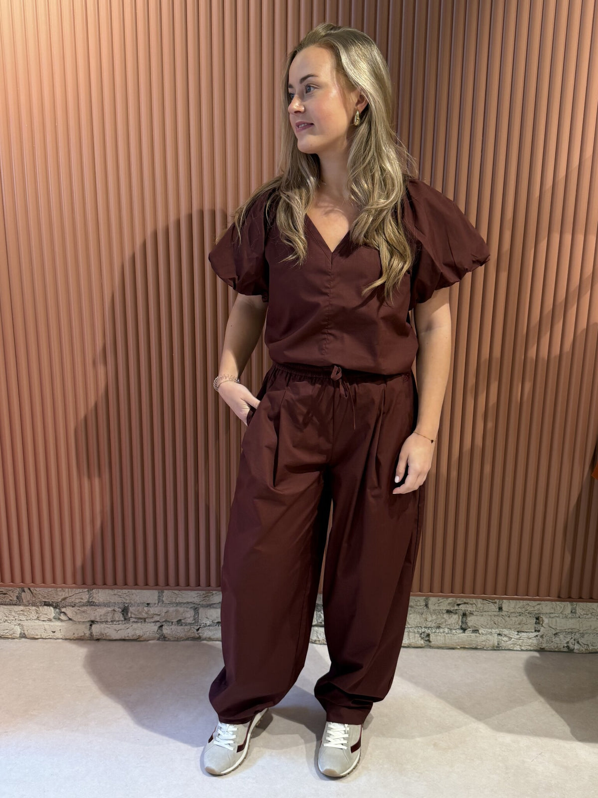 Rosalie balloony top | Cacao Berry