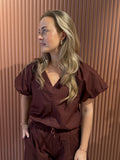Rosalie balloony top | Cacao Berry