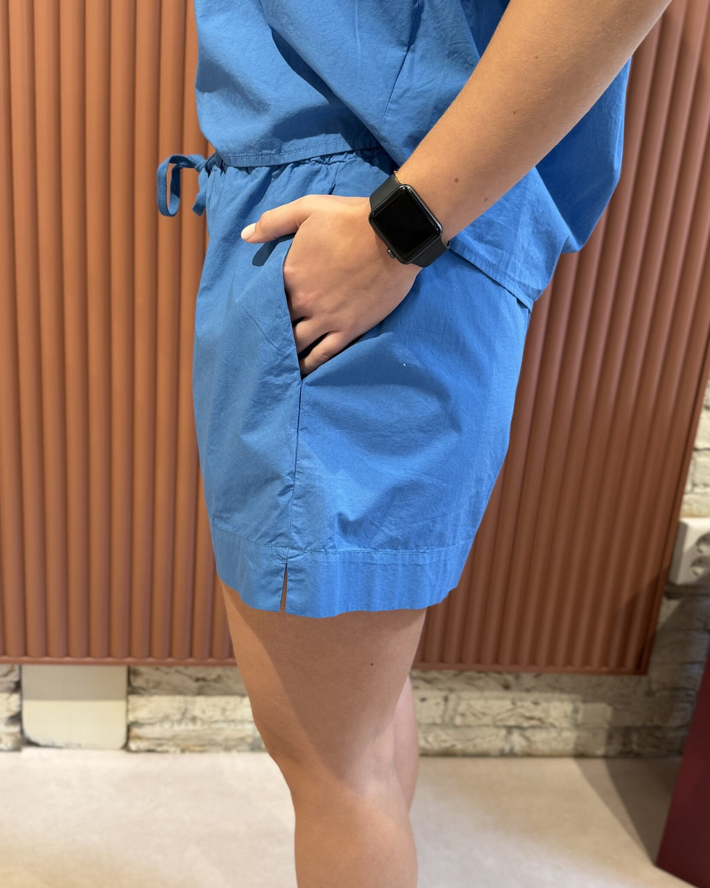Lio Poplin Shorts | Regatta Blue