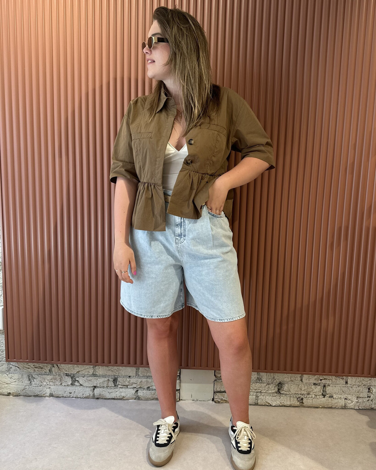 Elisa denim shorts | Light denim