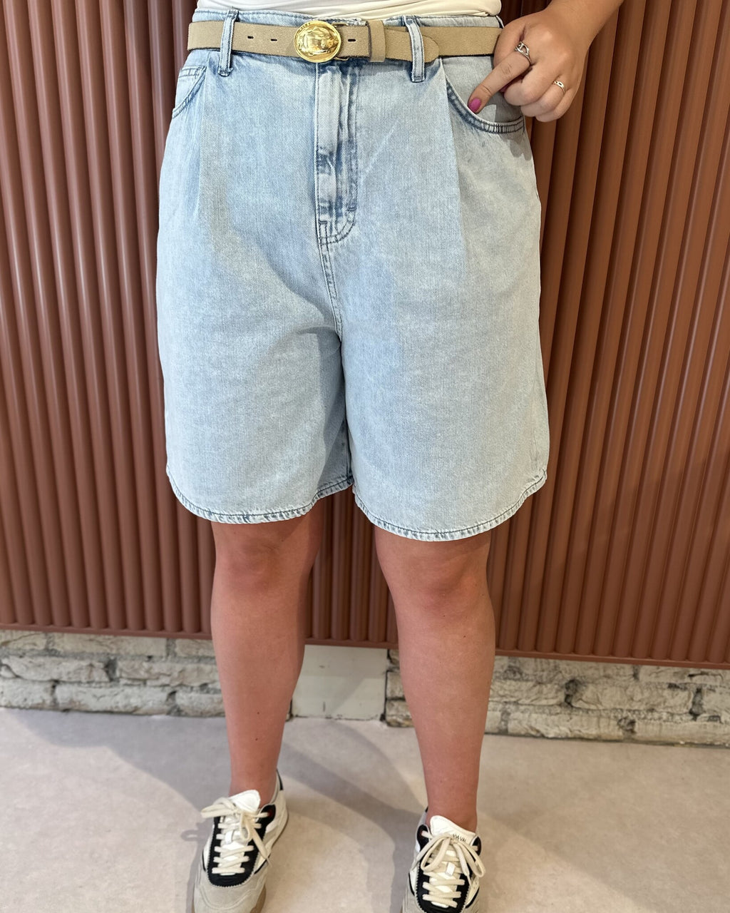 Elisa denim shorts | Light denim