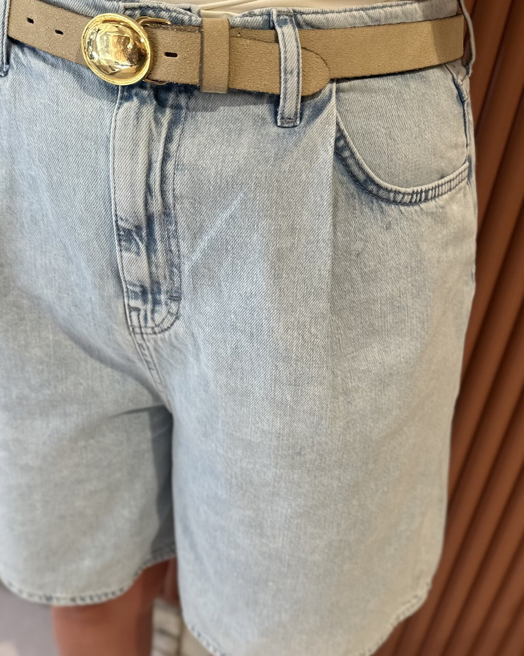 Elisa denim shorts | Light denim