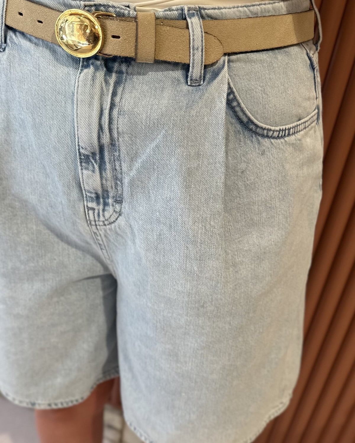 Elisa denim shorts | Light denim