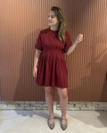 Inez short dress | Cabernet