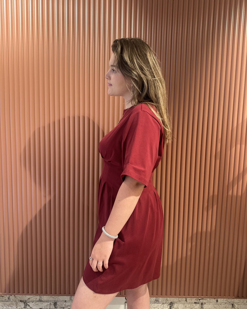 Inez short dress | Cabernet